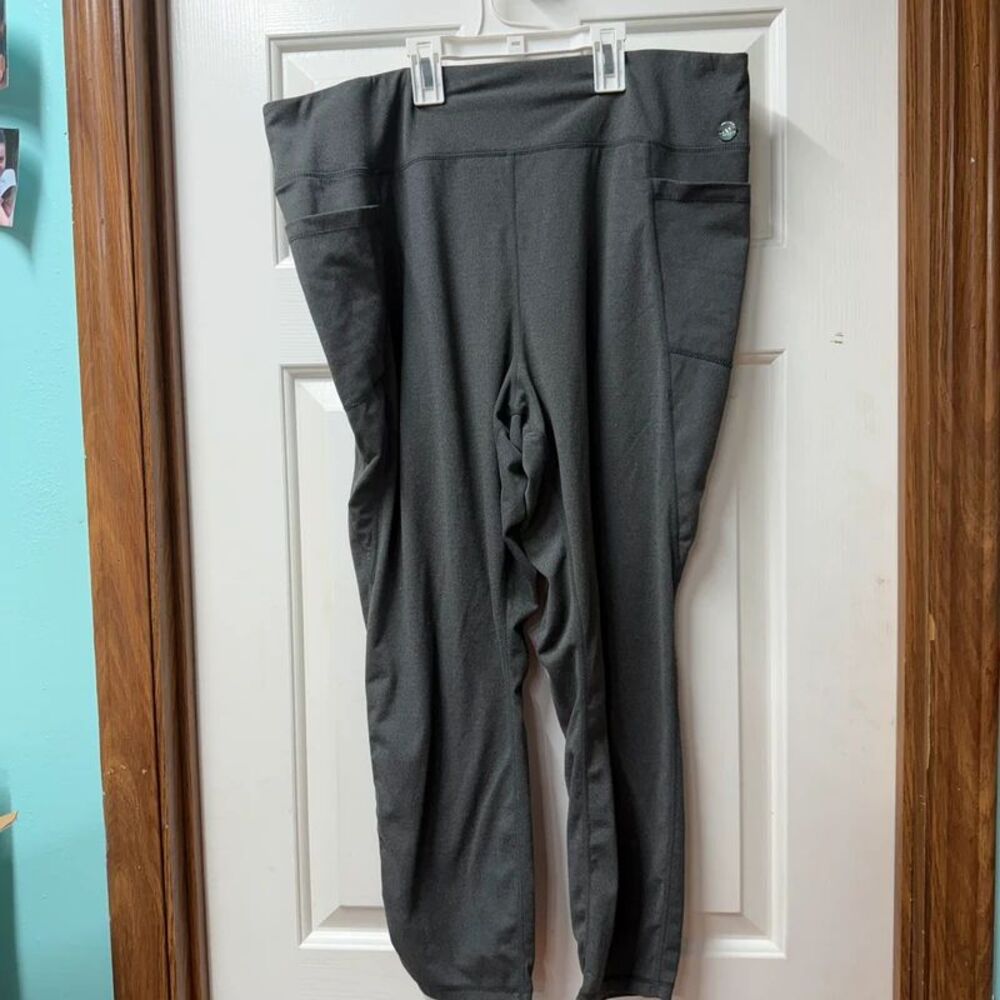 Jones New York Gray Heather Performance Leggings 3X